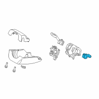 OEM 2022 Ford Mustang Wiper Switch Diagram - DG9Z-17A553-AA