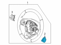 OEM 2021 Ford Police Interceptor Utility Radio Switch Diagram - LB5Z-9C888-F