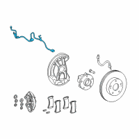 OEM 2017 Lexus RC300 Wire, Skid Control Sensor Diagram - 89516-24020