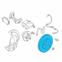 OEM 2019 Buick Regal Sportback Rotor Diagram - 13518653