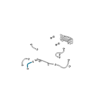 OEM Acura Hose, 170Mm, Atf Diagram - 25211-RYE-A01