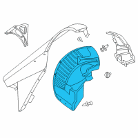 OEM 2005 Dodge Viper Shield-Splash Diagram - 4865491AC