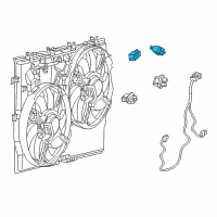 OEM Ram ProMaster 2500 Radiator Fan Relay Diagram - 68094656AA