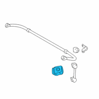 OEM 2018 Toyota Highlander Stabilizer Link Lower Bracket Diagram - 48835-0E010