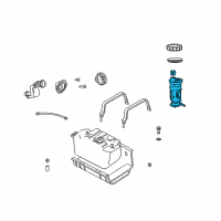 OEM 2006 Jeep Wrangler Module Ki-Fuel Pump/Level Unit Diagram - 5161335AK