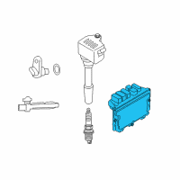 OEM BMW X1 Dme Mevd Engine Control Module Diagram - 12-14-8-674-264