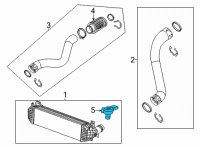 OEM 2022 Cadillac CT4 Pressure Sensor Diagram - 12694431