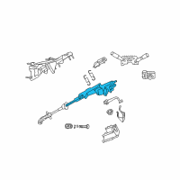 OEM 2009 Dodge Nitro Column-Steering Diagram - 5057349AF