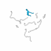 OEM 2012 BMW 740Li Radiator Coolant Hose Diagram - 17-12-7-580-955