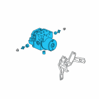 OEM 2004 Honda Civic Modulator Assembly Diagram - 57110-S5B-951