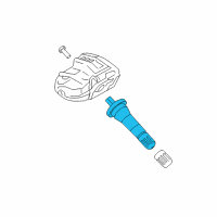 OEM Lincoln Continental TPMS Service Kits Diagram - F2GT1700BA