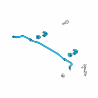 OEM Kia Bar Assembly-Rear Stabilizer Diagram - 555102T000