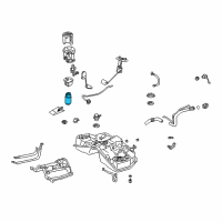 OEM 2008 Lexus SC430 Fuel Pump Diagram - 23221-50200