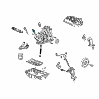 OEM 2011 Acura MDX Switch Assembly, Oil Pressure Diagram - 37240-R72-A01