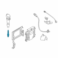 OEM Hyundai Santa Fe Sport Plug Assembly-Spark Diagram - 18849-11070