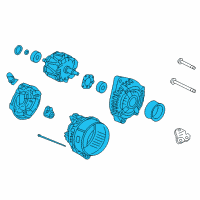 OEM 2015 Acura RLX Alternator Assembly (Csj99) (Denso) Diagram - 31100-R9P-A01