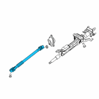 OEM 2020 Toyota GR Supra Lower Shaft Diagram - 45260-WAA01