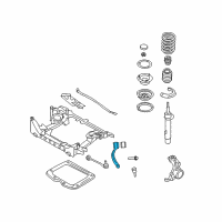 OEM 2011 BMW 328i xDrive Right Traction Strut With Rubber Mount Diagram - 31-12-6-768-984