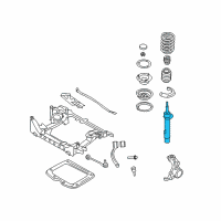 OEM BMW 328xi Front Left Spring Strut Diagram - 31-31-6-780-193