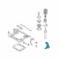 OEM 2006 BMW 325xi Left Carrier Diagram - 31-21-6-768-995