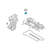 OEM 2017 Hyundai Santa Fe Packing-Oil Filler Cap Diagram - 26502-22600