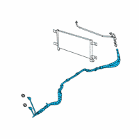 OEM Ram 3500 Tube-Oil Cooler Pressure And Ret Diagram - 68397154AD