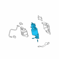 OEM 2014 Honda Pilot Converter, RR. Primary Diagram - 18290-RN0-A10