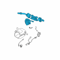 OEM 2000 Toyota Sienna Combo Switch Diagram - 84310-08050