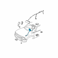 OEM 2004 Chevrolet SSR Clock Spring Diagram - 26090357