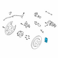 OEM 2017 Lincoln MKC Rear Speed Sensor Diagram - JV6Z-2C190-B