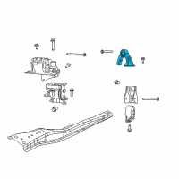 OEM 2009 Jeep Compass Support Diagram - 68032586AH