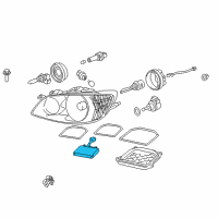 OEM Toyota Sienna Control Module Diagram - 85967-08010