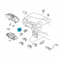 OEM 2019 Ford Fiesta Headlamp Switch Diagram - D2BZ-11654-B