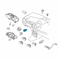 OEM 2015 Ford Fiesta Power Switch Diagram - D2BZ-10B776-A