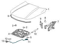 OEM Cadillac CT4 Release Cable Diagram - 84565984