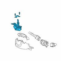 OEM 2021 Honda Civic Lock Assy., Steering Diagram - 06351-TVA-A01