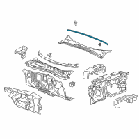 OEM 2020 Buick Regal Sportback Rear Weatherstrip Diagram - 13486708