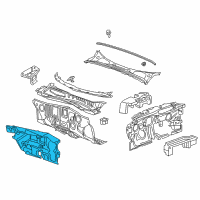 OEM 2020 Buick Regal Sportback Insulator Diagram - 39078699