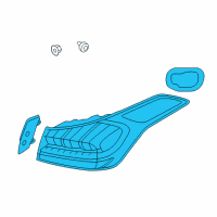 OEM 2016 Hyundai Genesis Lamp Assembly-Rear Combination, RH Diagram - 92402-B1130