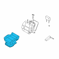 OEM 2008 Nissan Armada Cushion Assembly - Front Seat Diagram - 87300-ZQ00B