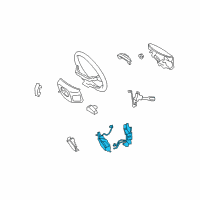 OEM Lexus Switch Assy, Steering Pad, W/Modulator Diagram - 84240-50060