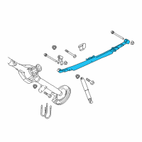 OEM 2021 Ram 3500 Rear Leaf Diagram - 68106102AE