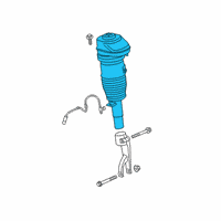 OEM 2020 BMW X7 AIR SPRING STRUT, FRONT LEFT Diagram - 37-10-6-869-035