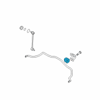 OEM 2005 Hyundai Tucson Bush-Stabilizer Bar Diagram - 54813-1F000