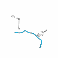 OEM 2005 Hyundai Tucson Bar Assembly-Front Stabilizer Diagram - 54810-1F000