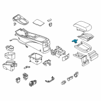 OEM 1999 Infiniti QX4 Lock Console Diagram - 96928-10V00