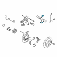 OEM Kia K900 Spring-Pad Diagram - 582443M300