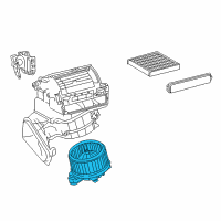 OEM 2013 Lexus CT200h Motor Sub-Assy, Blower Diagram - 87103-75021