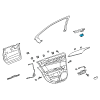 OEM 2014 Chevrolet SS Window Switch Diagram - 92256973