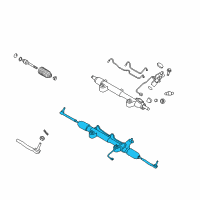 OEM 2008 Infiniti G37 Power Steering Gear & Linkage Assembly Diagram - 49001-JL07E